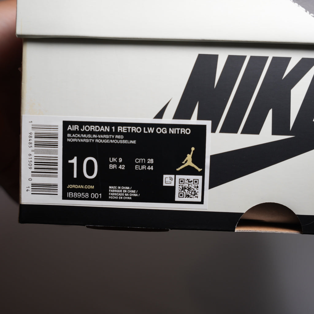 Air Jordan 1 Retro Low OG Nigel Sylvester 'Better With Time' [SZ 10]