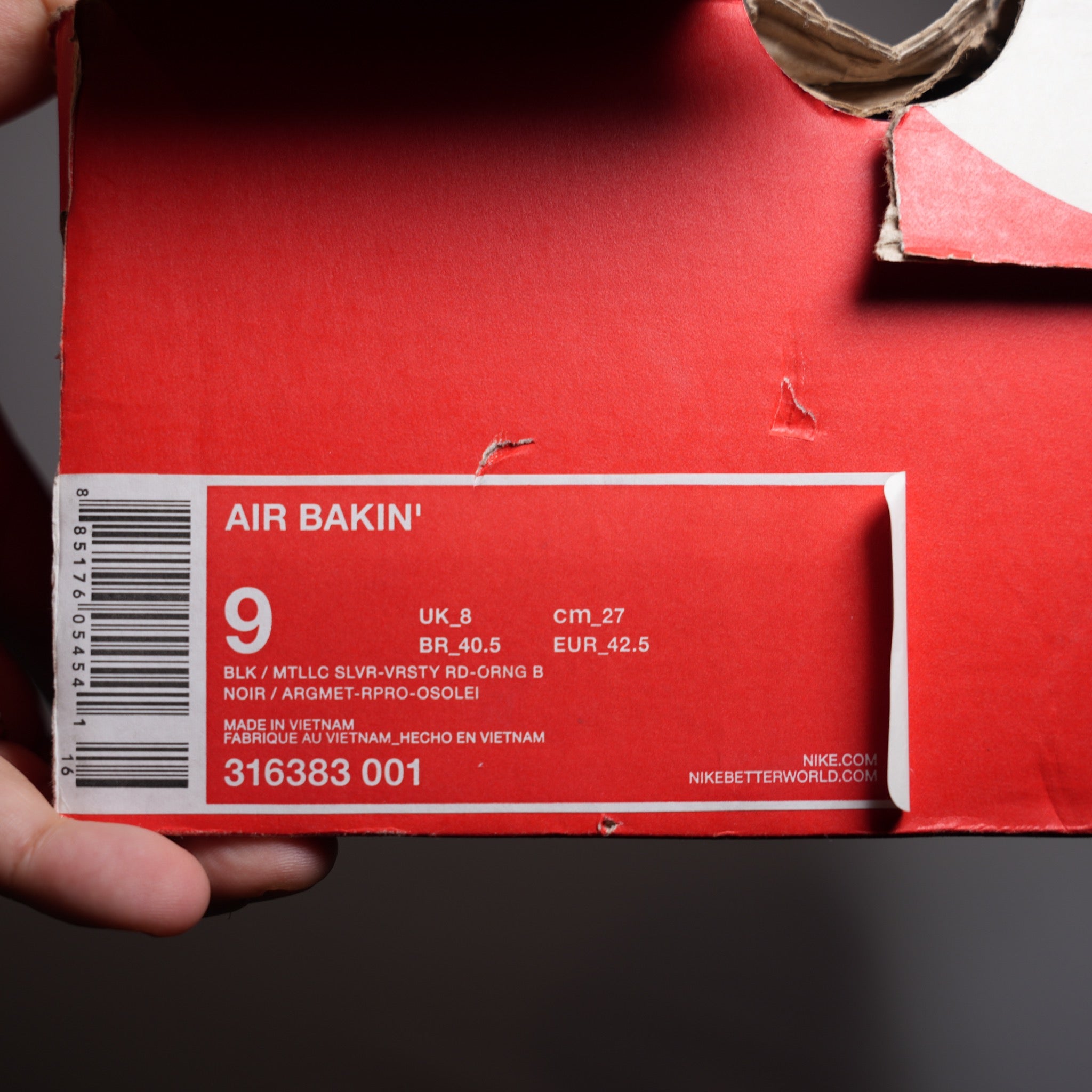 Nike Air Bakin OG [SZ 9]