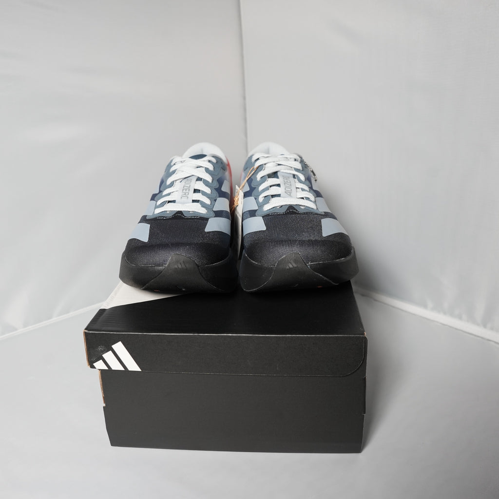 adidas Adizero Evo SL The Whitaker Group Do Not Duplicate Dayglow Blue Clay