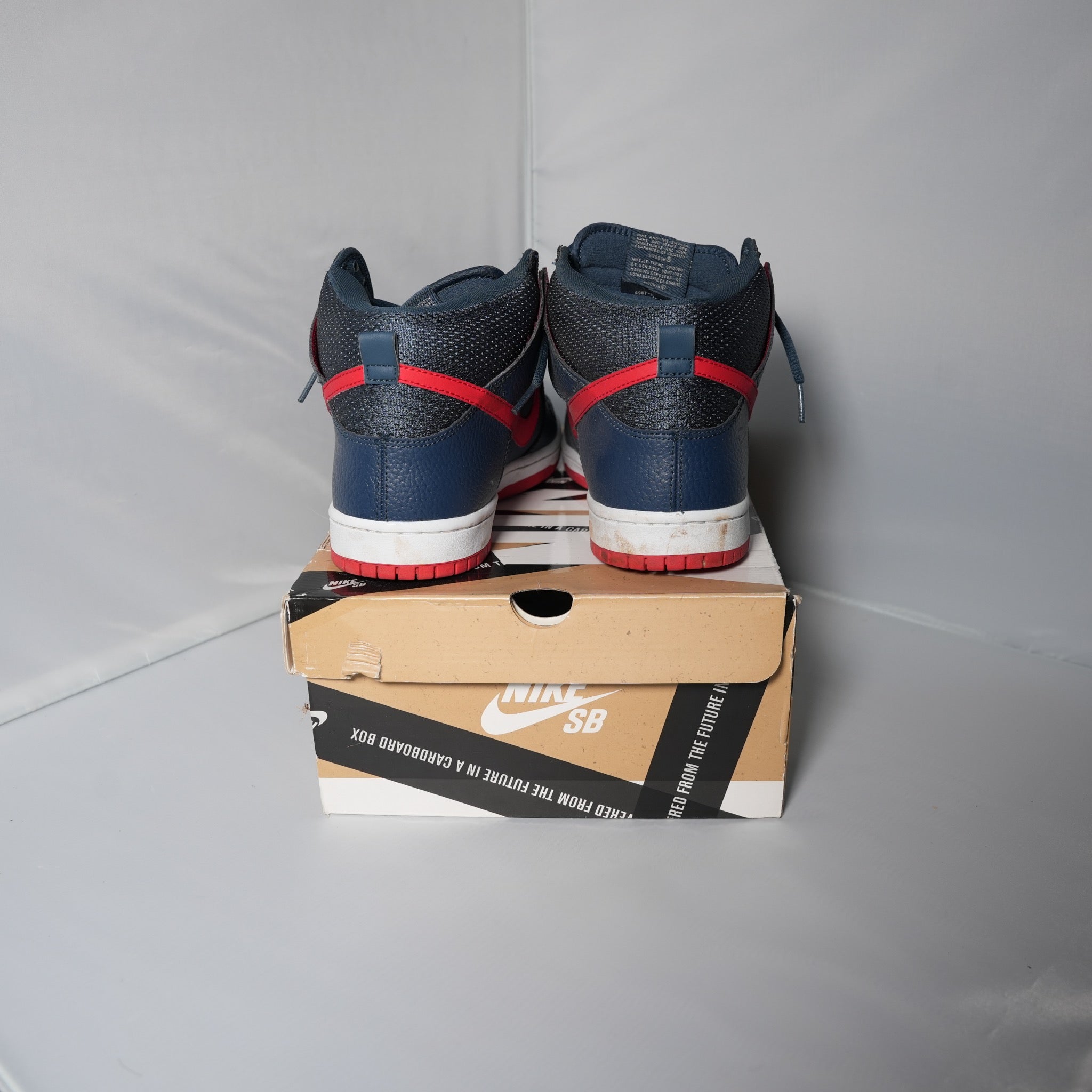 Nike SB Dunk High Squadron Blue University Red