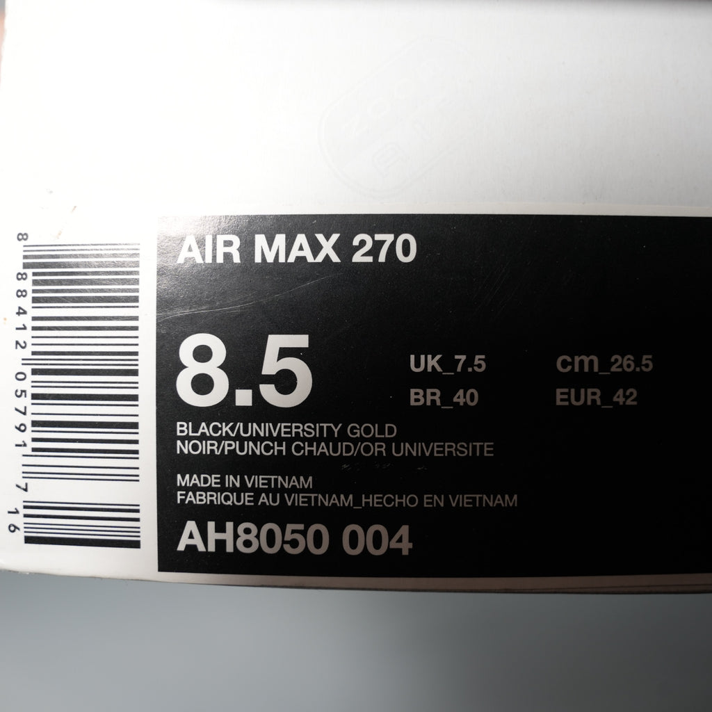 Nike Air Max 270 University Gold