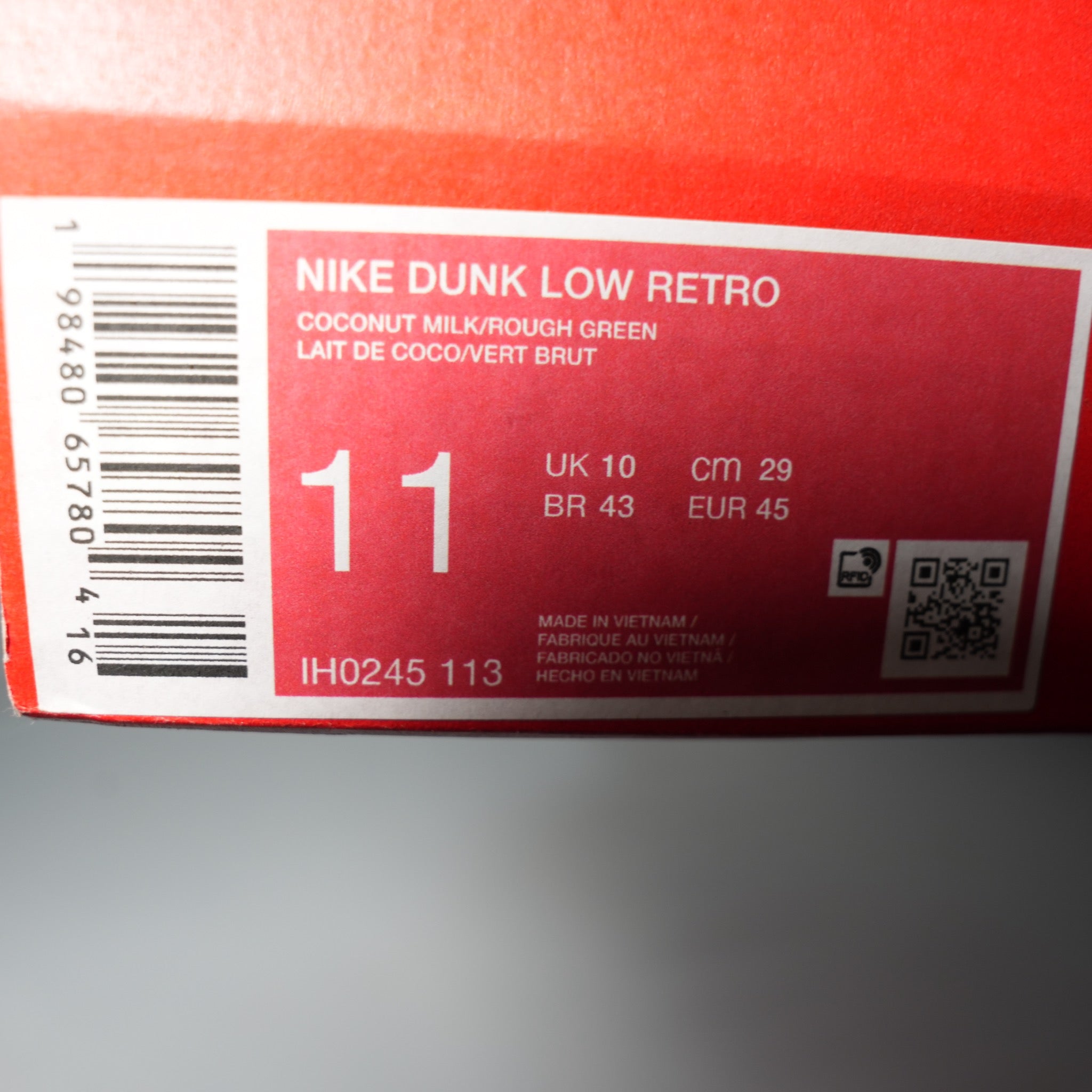 Nike Dunk Low Retro Rough Green