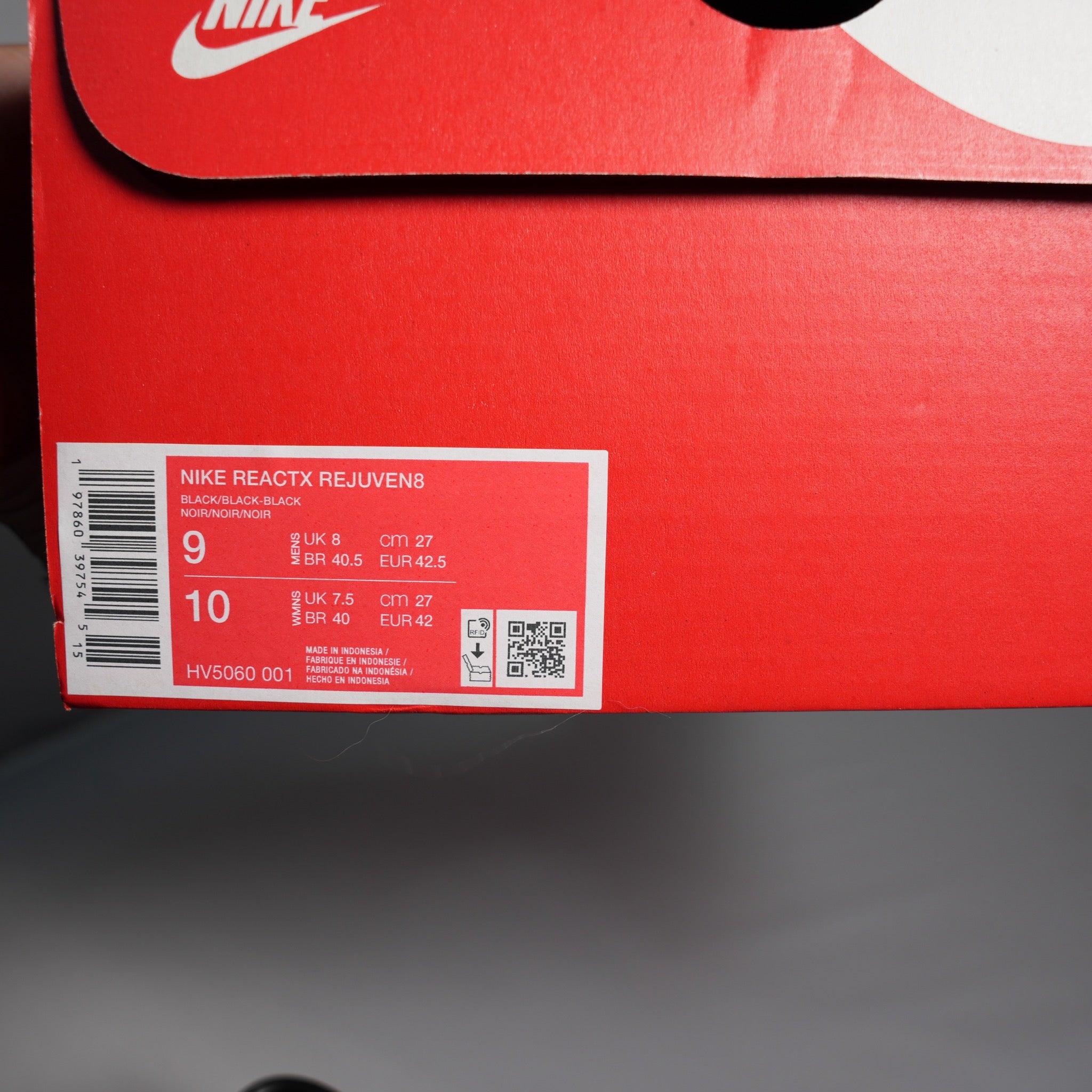 Nike ReactX Rejuven8 Triple Black