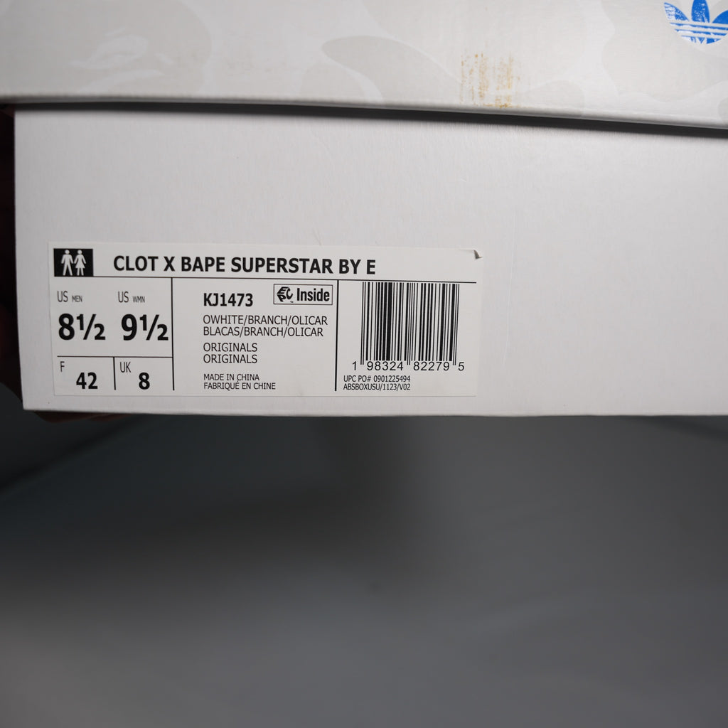 adidas Superstar CLOT by Edison Chen x Bape Off White