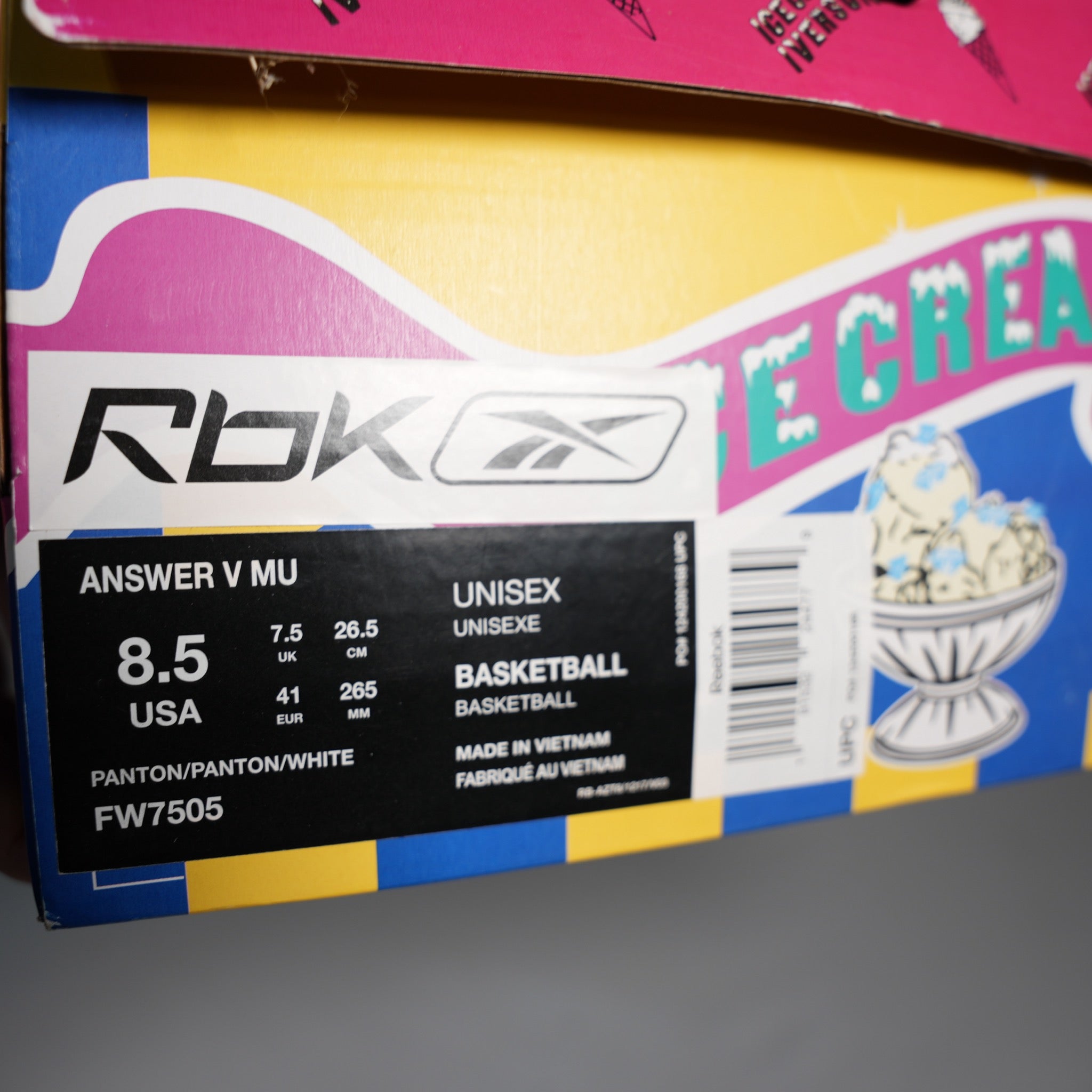 Reebok Answer 5 BBC Ice Cream Red