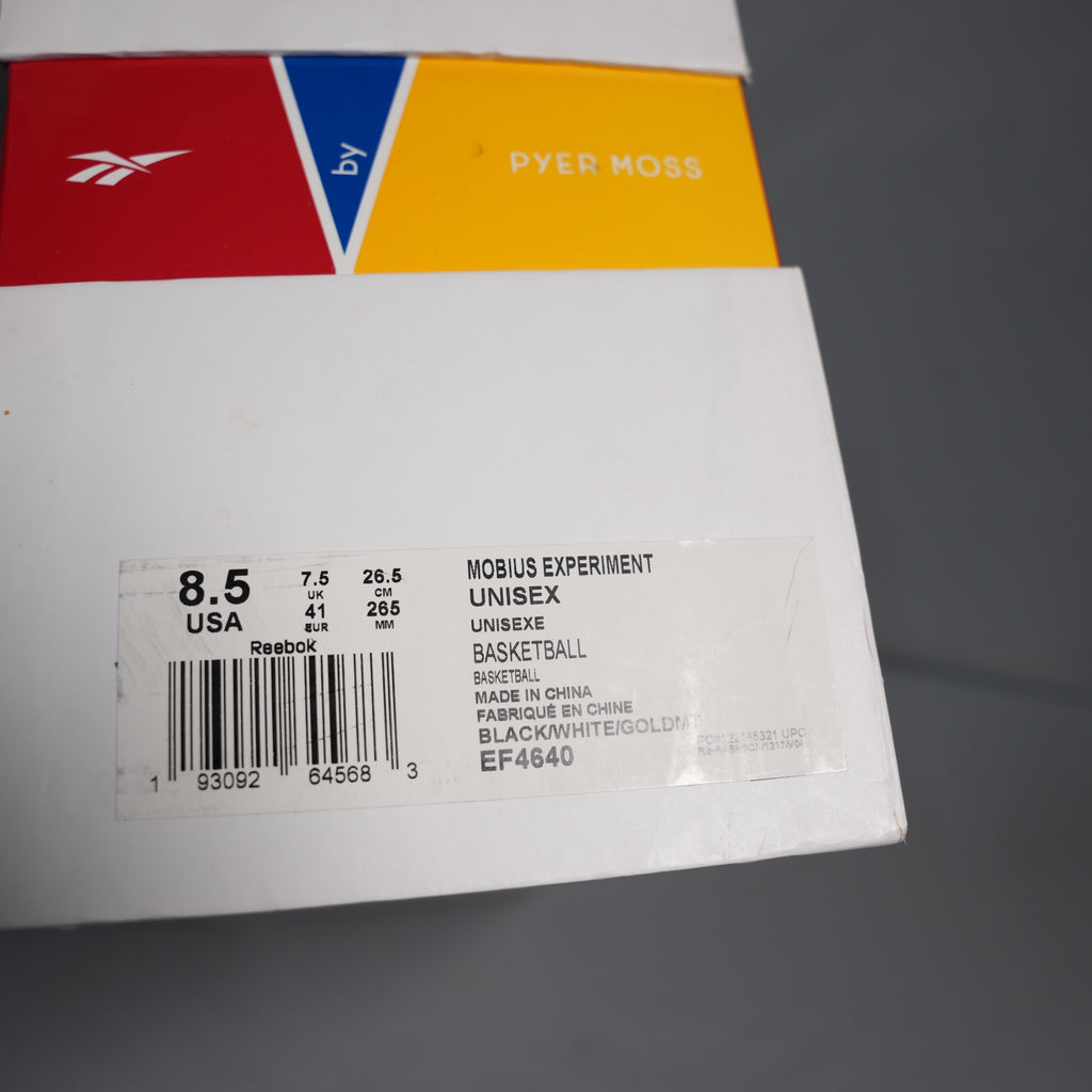 Reebok Mobius Experiment 3 Pyer Moss Black White