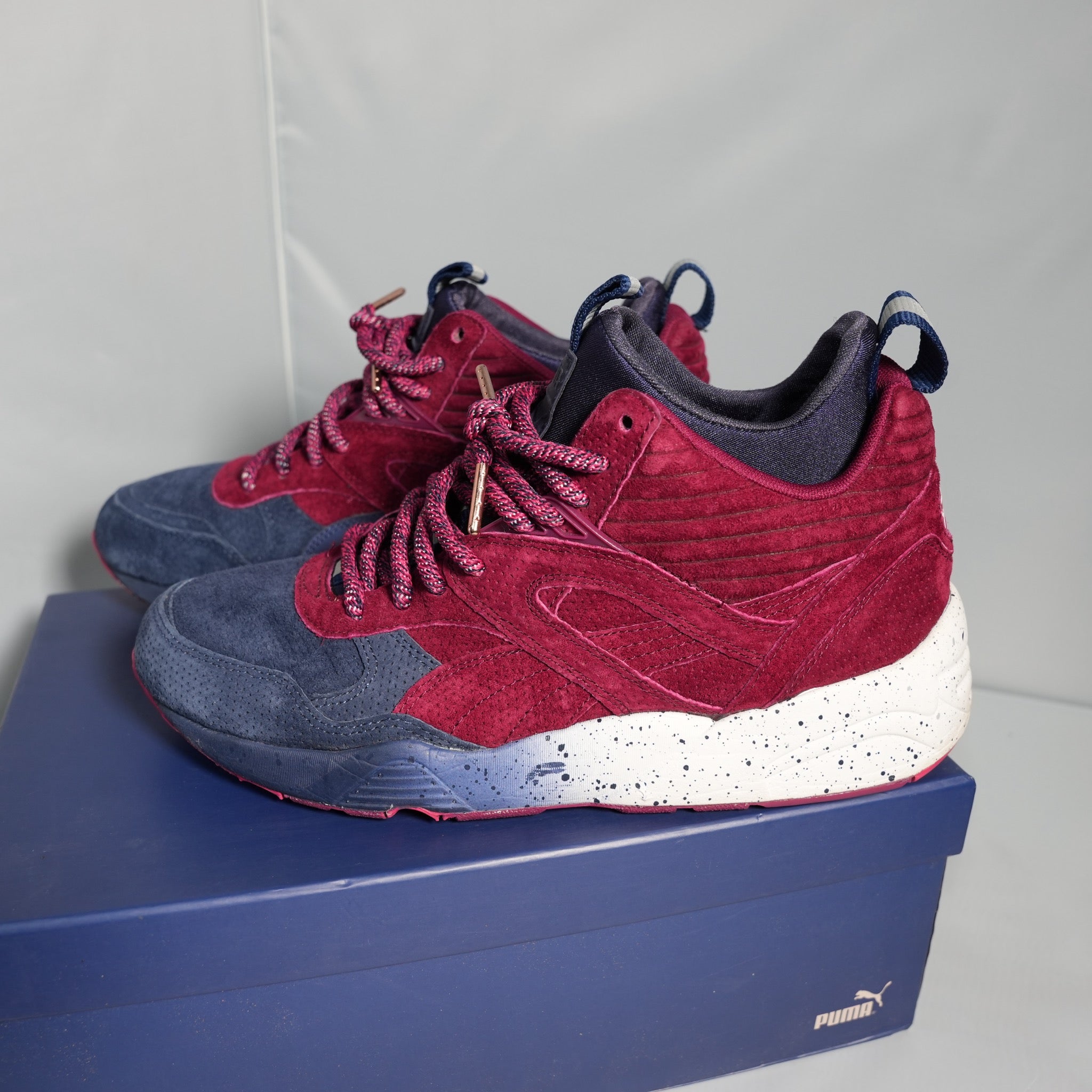 Puma R698 Mid Sakura - Peacoat/Beet Red