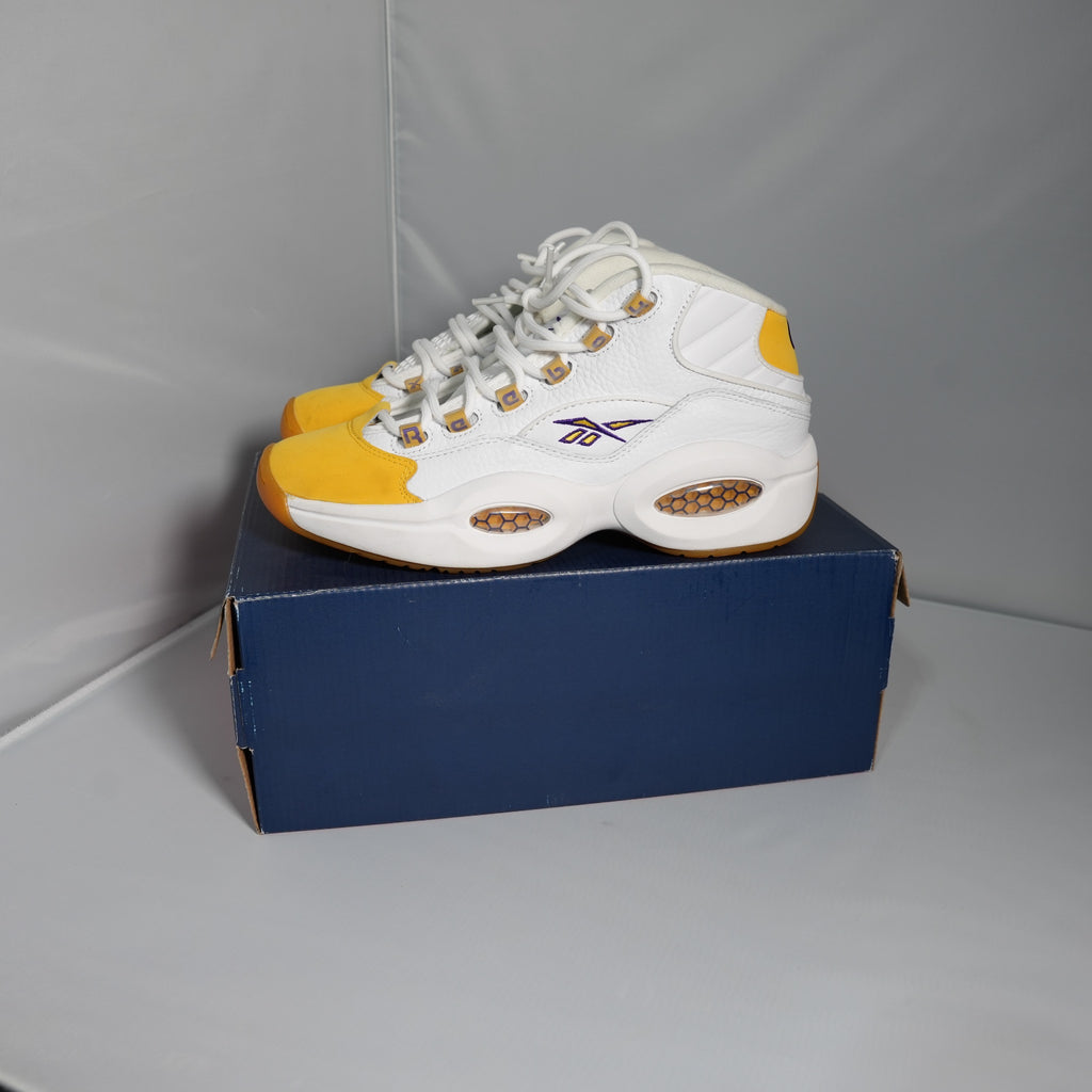 Reebok Question Mid Yellow Toe