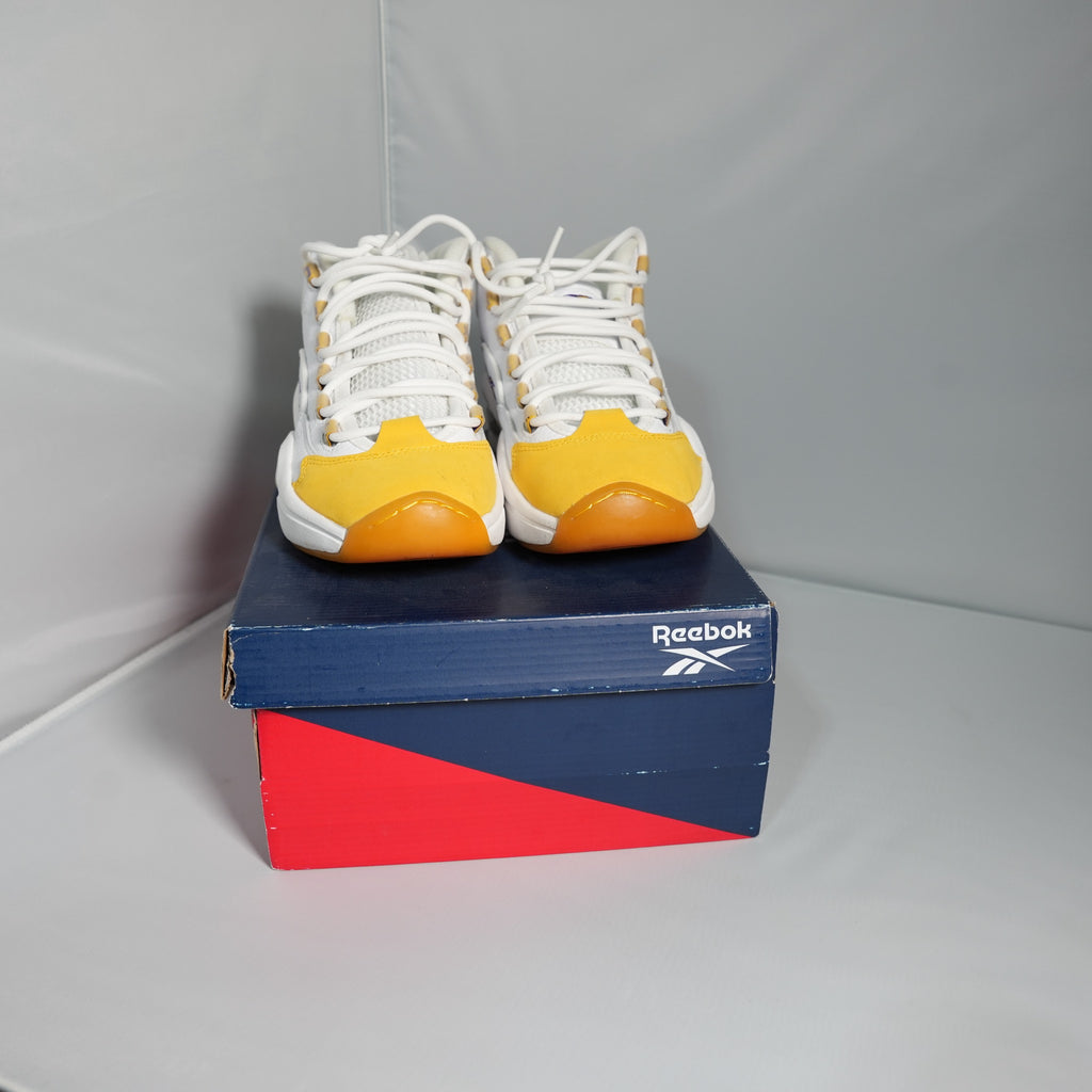 Reebok Question Mid Yellow Toe