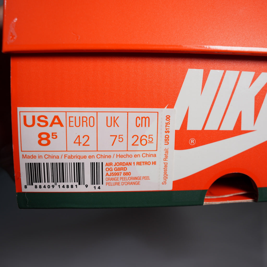 Jordan 1 Retro High Gatorade Orange Peel