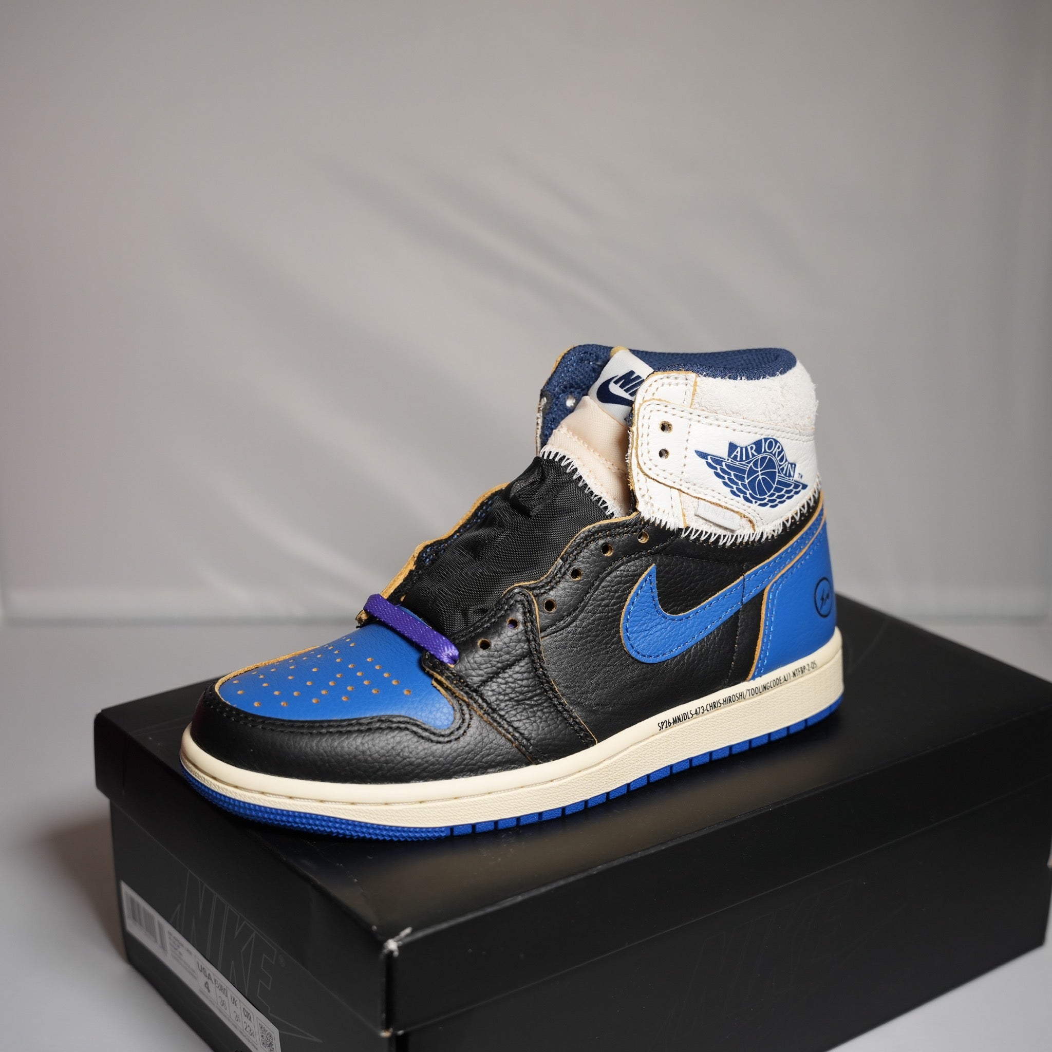 Air Jordan 1 Retro High OG SP Fragment x Union LA 'Sport Royal' [SZ 4]