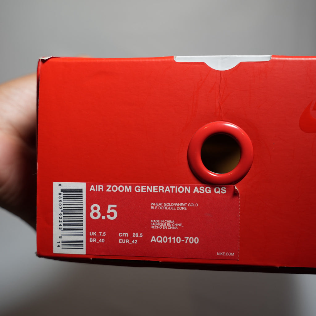 Nike Air Zoom Generation 'Wheat' [SZ 8.5]